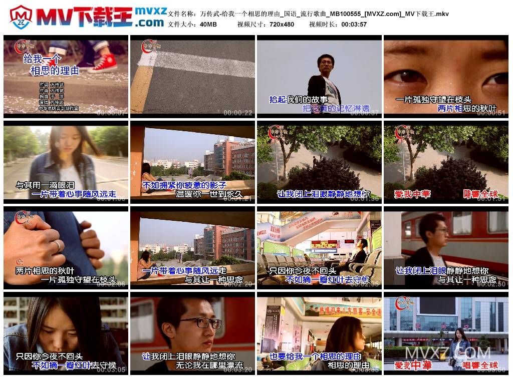 万传武-给我一个相思的理由_国语_流行歌曲_MB100555